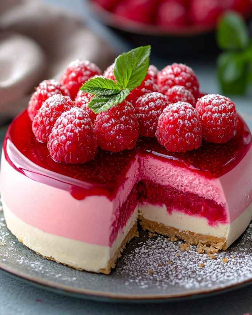 Bavarois Framboise