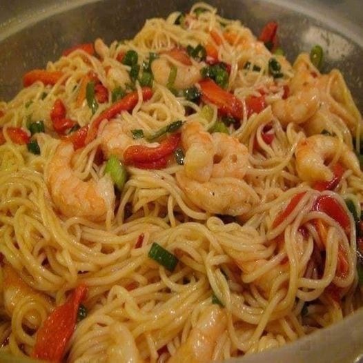 Spaghetti aux Crevettes