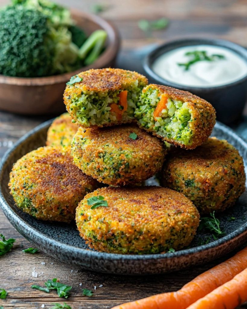 Croquettes de Brocolis et Carottes