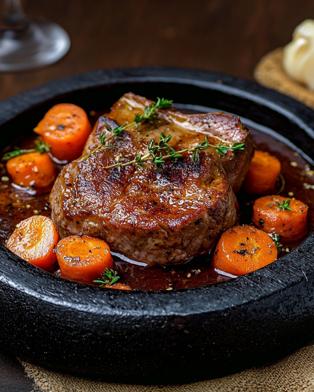 Tendrons de Veau en Cocotte aux Carottes