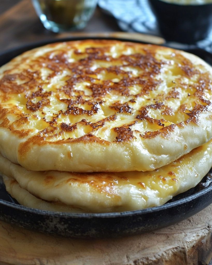 Khachapuri Rapide – Pain au Fromage à la Poêle