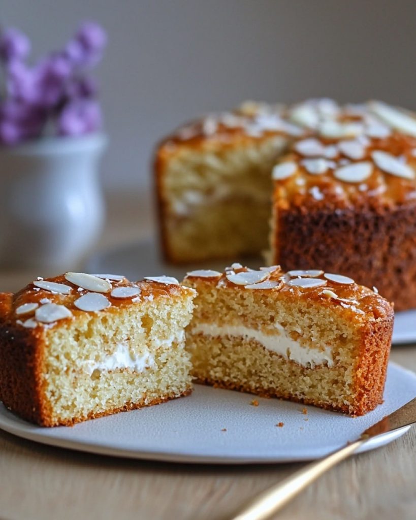 Cake Moelleux Amandes et Fromage Blanc