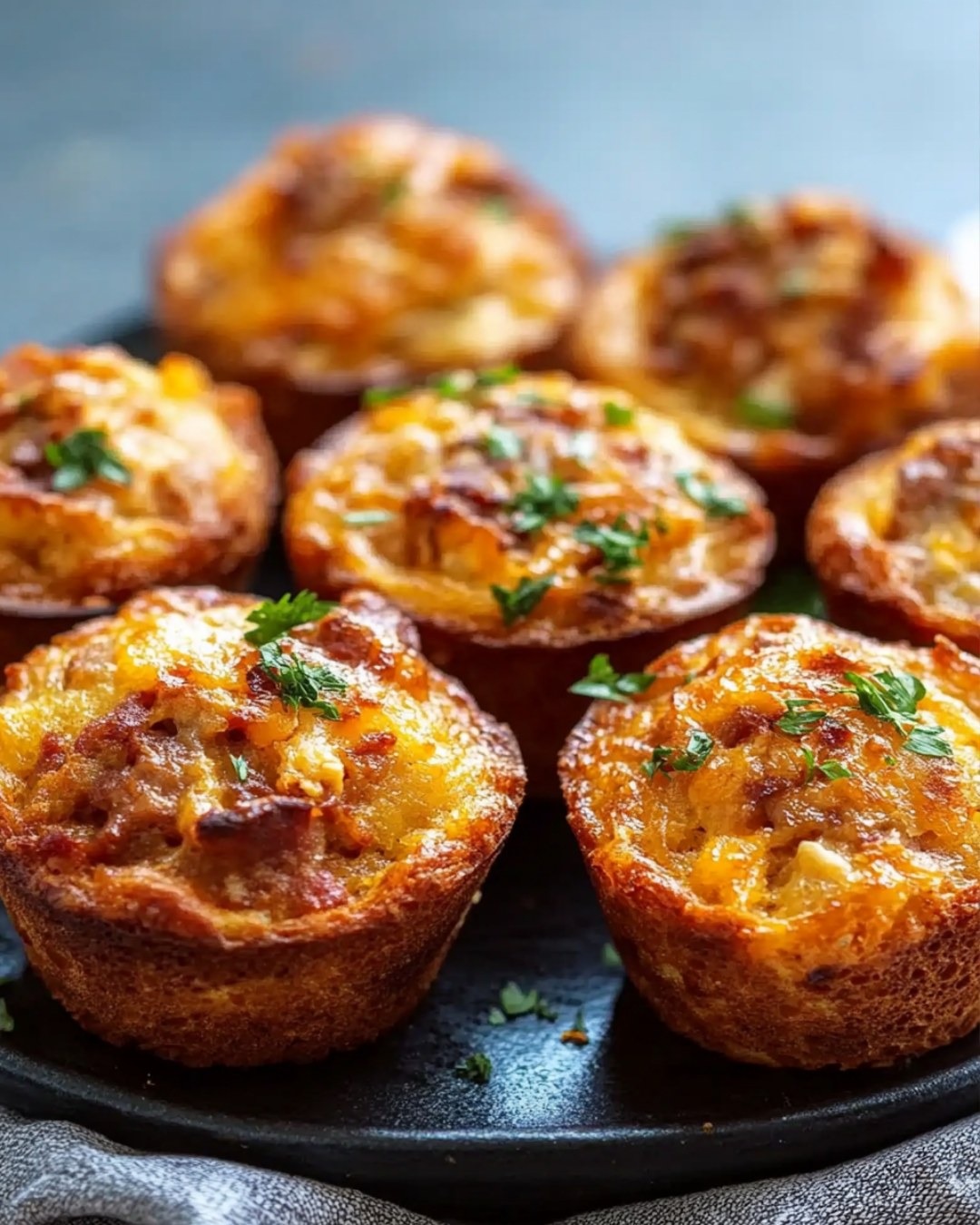 Muffins au Chorizo et Fromage de Chèvre