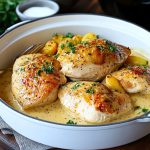 Blancs de Poulet à la Moutarde de Dijon et Crème