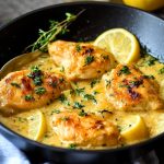 Filets de Poulet Crémeux au Citron 