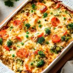 Casserole Gratinée de Thon, Riz et Légumes