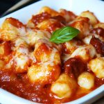 Gnocchi Gratinés avec Sauce Tomate et Chorizo 