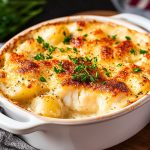 Gratin de Cabillaud aux Pommes de Terre Dorées