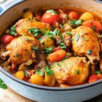 Mijoté de Poulet et Légumes à la Marocaine