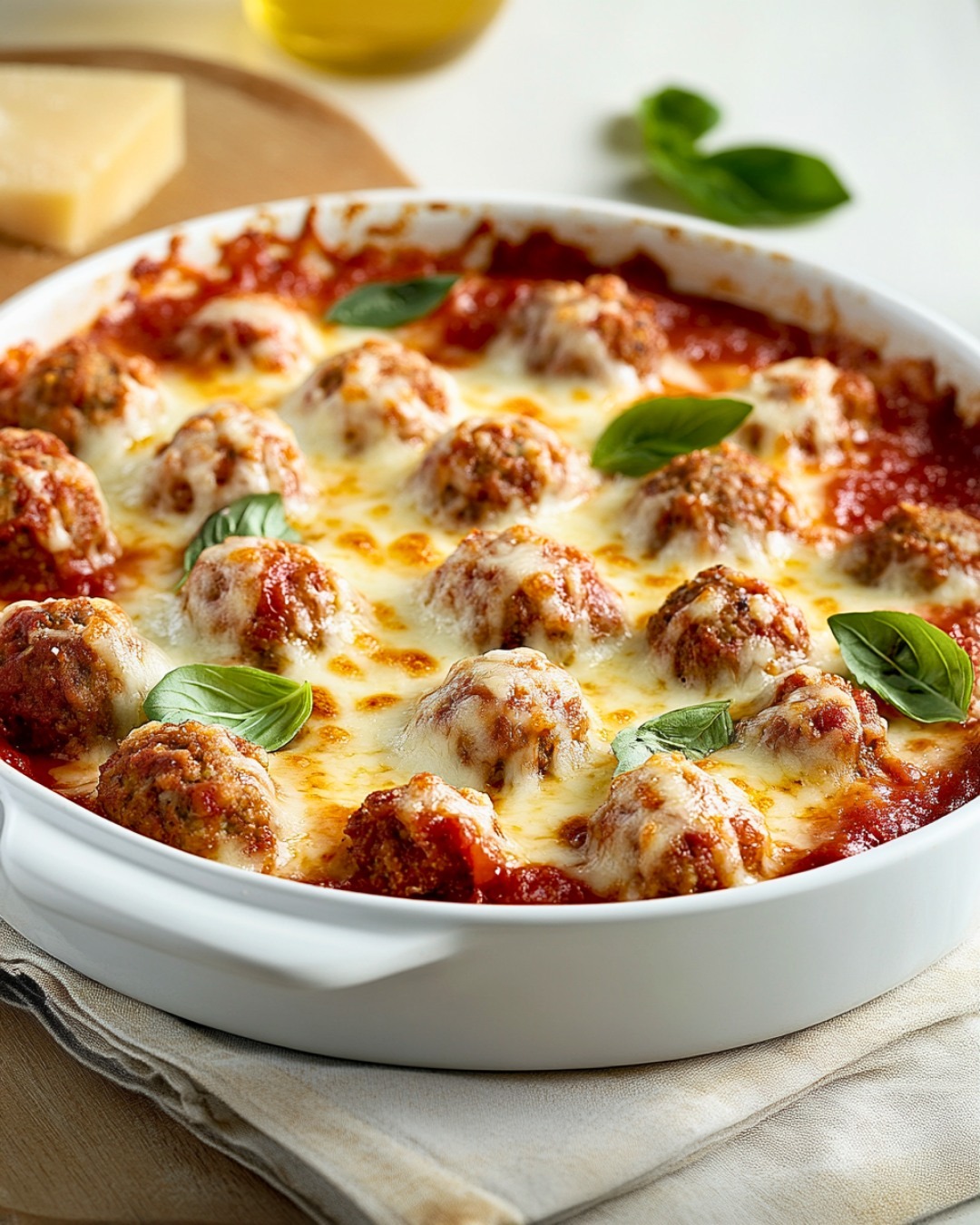 Boulettes de Porc Parmigiana en Casserole