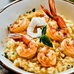 Risotto Crémeux aux Crevettes, Coco et Citron Vert