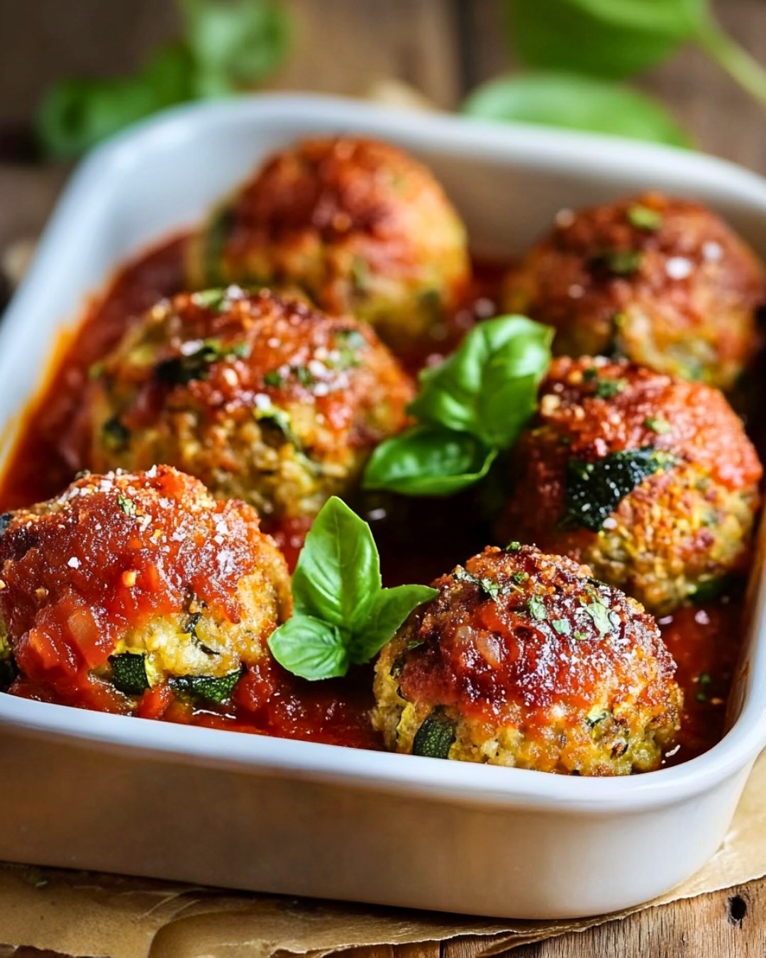 Boulettes de Courgettes Légères au Four