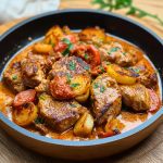 Veau au Chorizo et Sauce Crémée