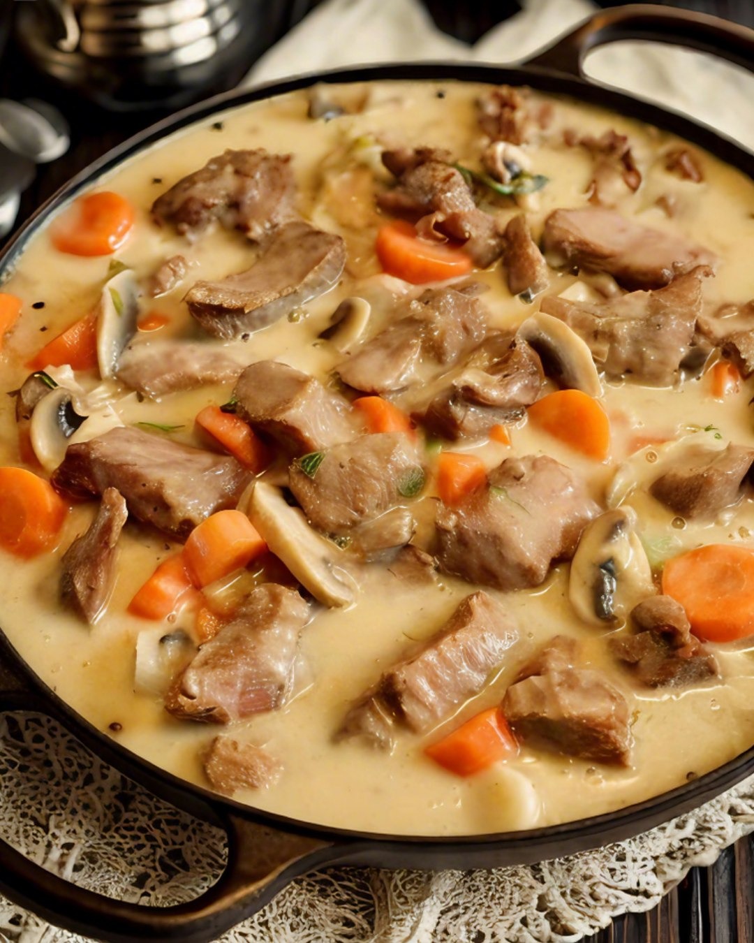 Blanquette de Veau à la Crème Traditionnelle