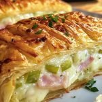 Feuilleté Jambon, Poireaux, Comté et Béchamel