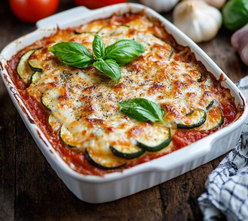 Gratin de Courgettes à la Tomate