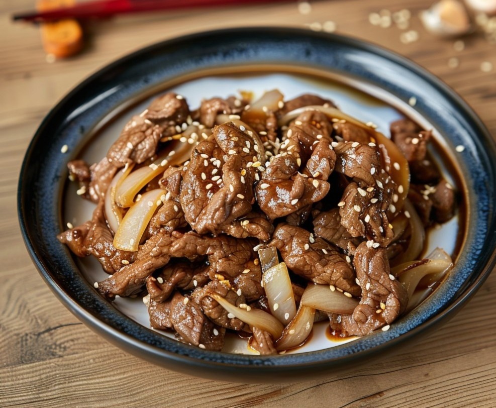 Bœuf aux oignons pour le Nouvel An chinois