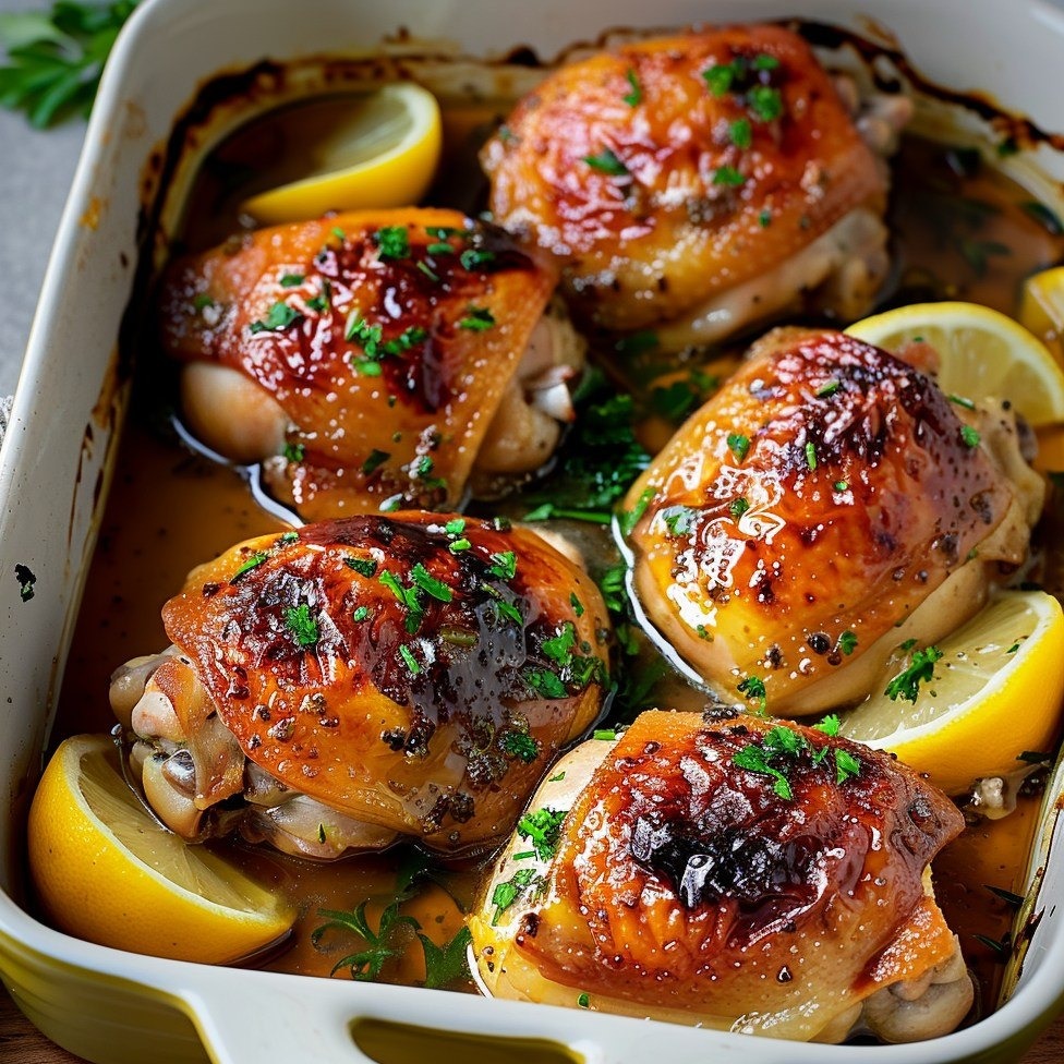 Cuisses de Poulet Provençales au Miel et Citron