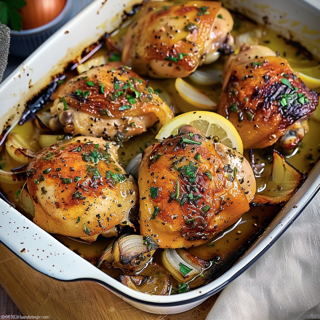 Cuisses de Poulet Provençales au Miel et Citron