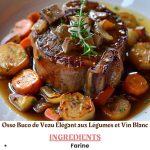 Osso Buco de Veau Gourmet aux Légumes et Vin Blanc