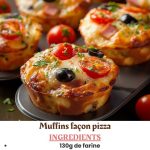 Muffins façon pizza